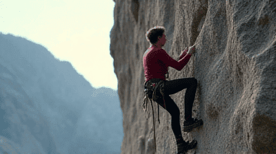Scaling the Vertical Limit An Intense Rock Climbing Challenge