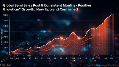 Global Semi Sales Post 8 Consecutive Months of Positive Growth, New Uptrend Confirmed