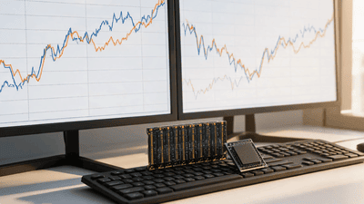 Lead-Lag Relationship Between Global Memory Inventory Days and Stock Prices