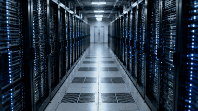Regression of Data Center SSD Capacity Demand vs. AI Model Size