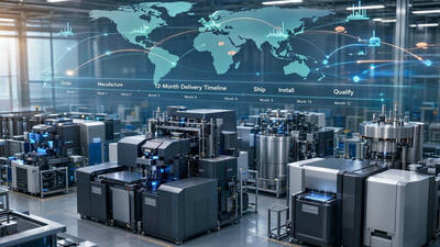Semi Equipment Procurement Lead Times Extended to 12 Months